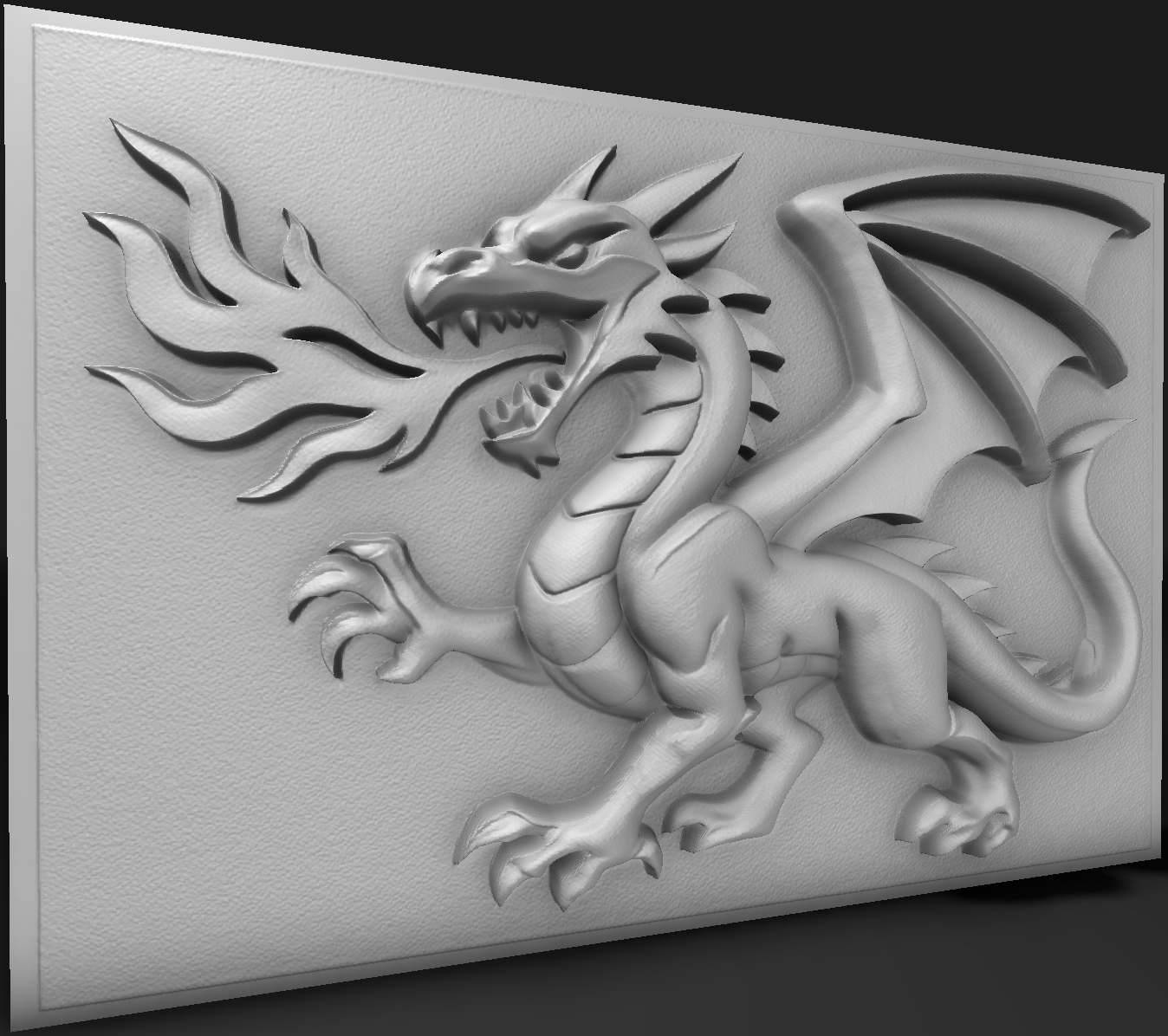Firebound Dragon – Mythic Flame Relief