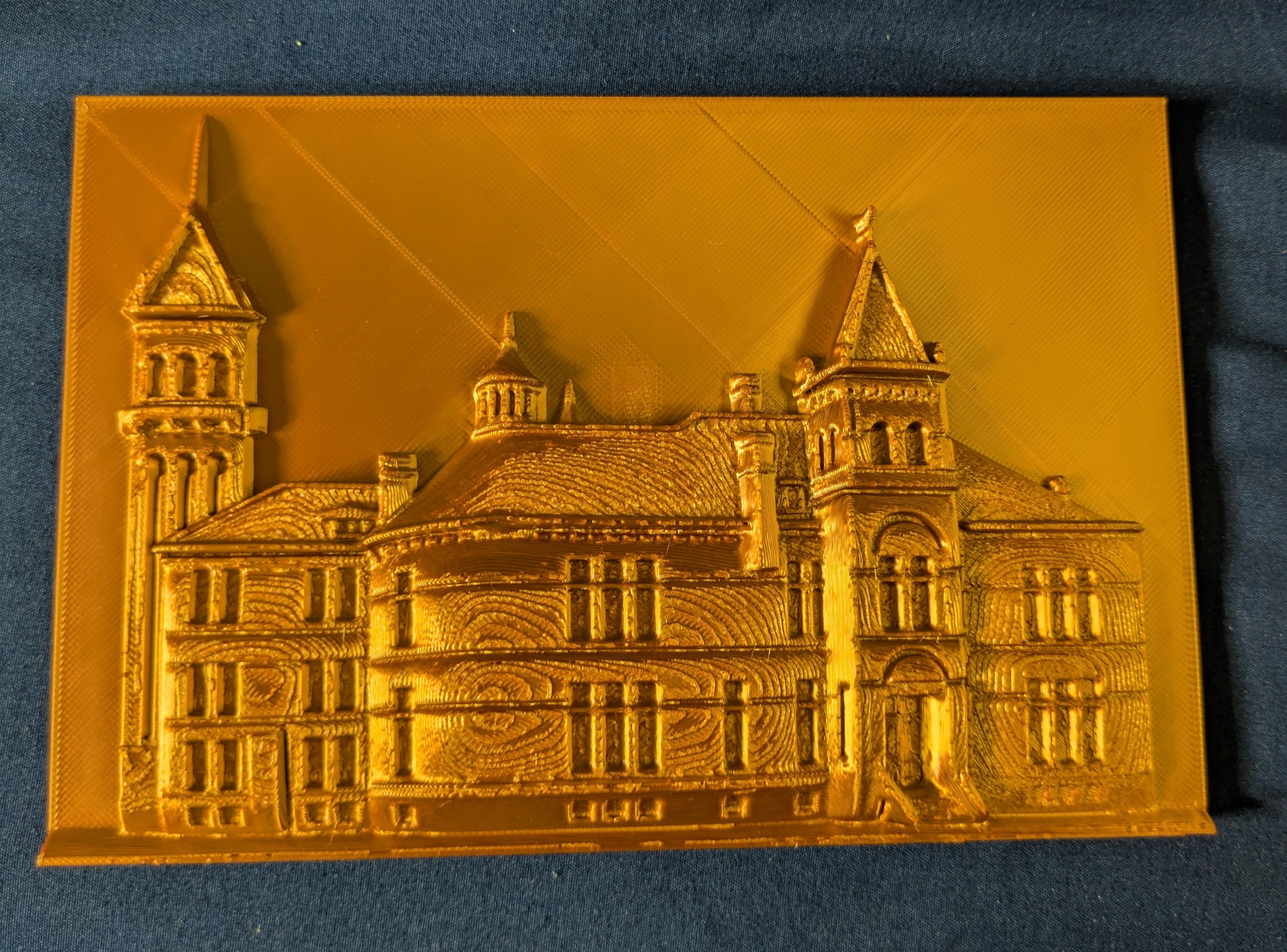 USU Vintage Old Main Relief